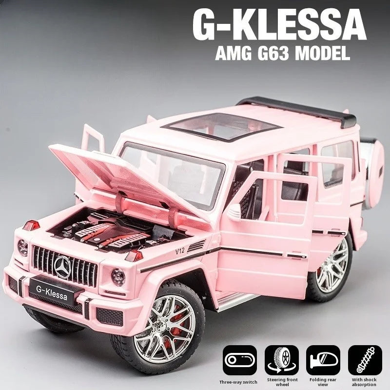 1/32 Benz G63 Zinc Alloy Car Model Simulation Metal Car Toys For Children Kids Diecasts & Toy Vehicles Off Road Car Toys Boys