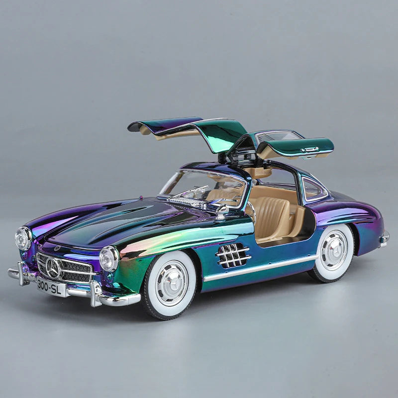 1:24 Mercedes-Benz 300SL 1936 Alloy Model Car Toy Diecasts Metal Casting Sound and Light Car Toys For Children Vehicle