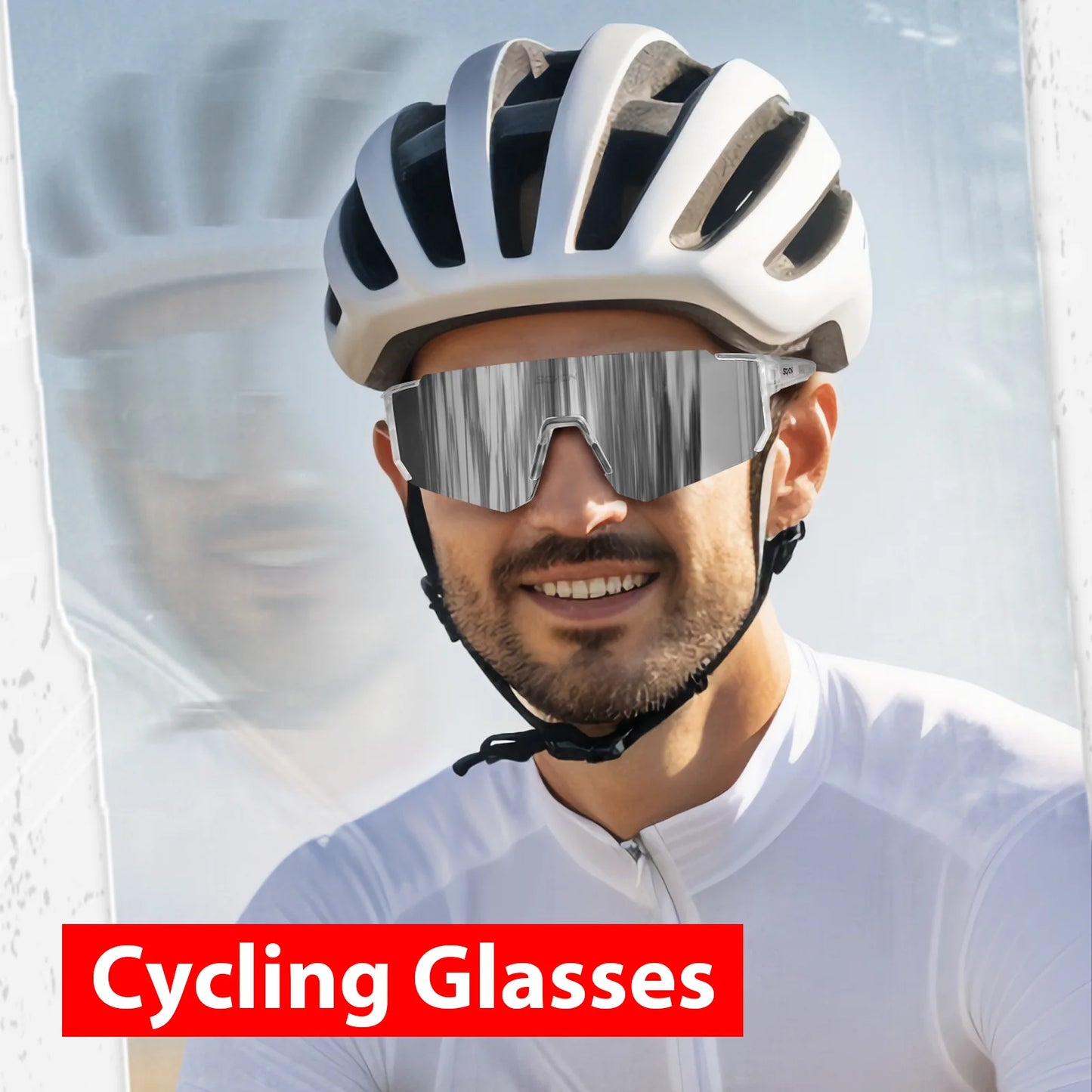 SCVCN New Outdoor Cycling Sunglasses Men Road Driving Bike Glasses  Sports Mountain Climbing Women Bicycle Cycling UV400 Goggles