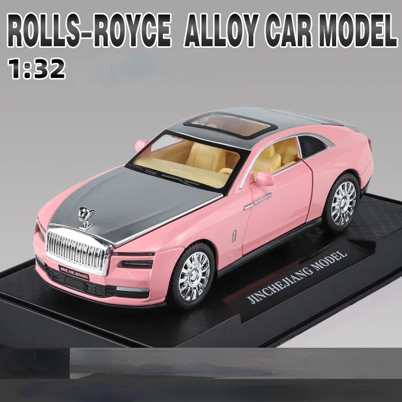 1:32 Rolls Royce SPECTRE Alloy Models Cars Toys Simulation Metal Diecasts Sound Light Toy car Gifts For Kids Collection ﻿A848