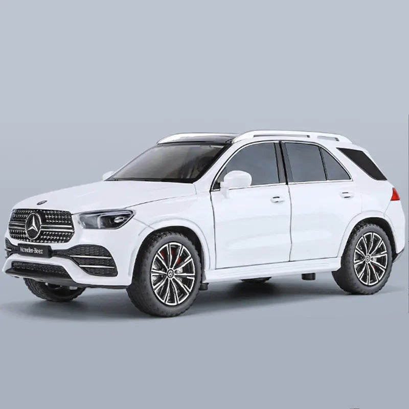 1:24 GLE GLE 350 300 450 Alloy Car Model Diecast Metal Toy Off-road Vehicles Car Model Simulation Sound and Light Childrens Gift