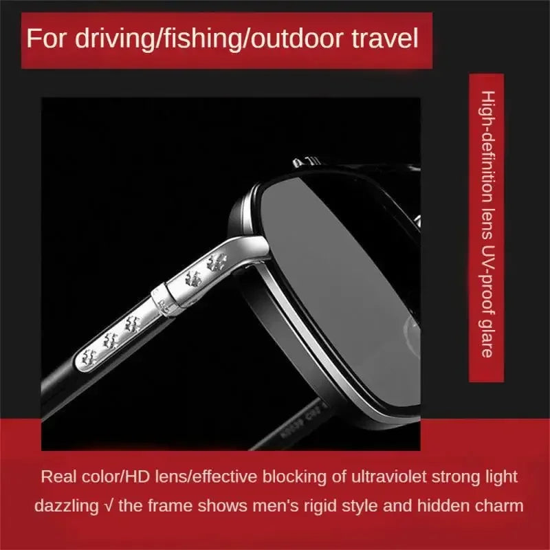 Fashion items Retro Fishing Polarized Sunglasses Men Women Driving Fishing Sun Glasses Brand Designer Male Metal Sunglasses