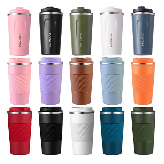 Painted Car Coffee Thermos Mug Stainless Steel Double Wall Tea Coffee Vacuum Flask