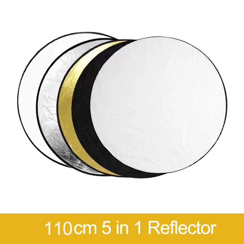 Selens Portable 5 in 1 Reflector 60x90cm Oval Round Reflector Photography Accessories Diffuser Photo Studio Kits fotografia 반사판