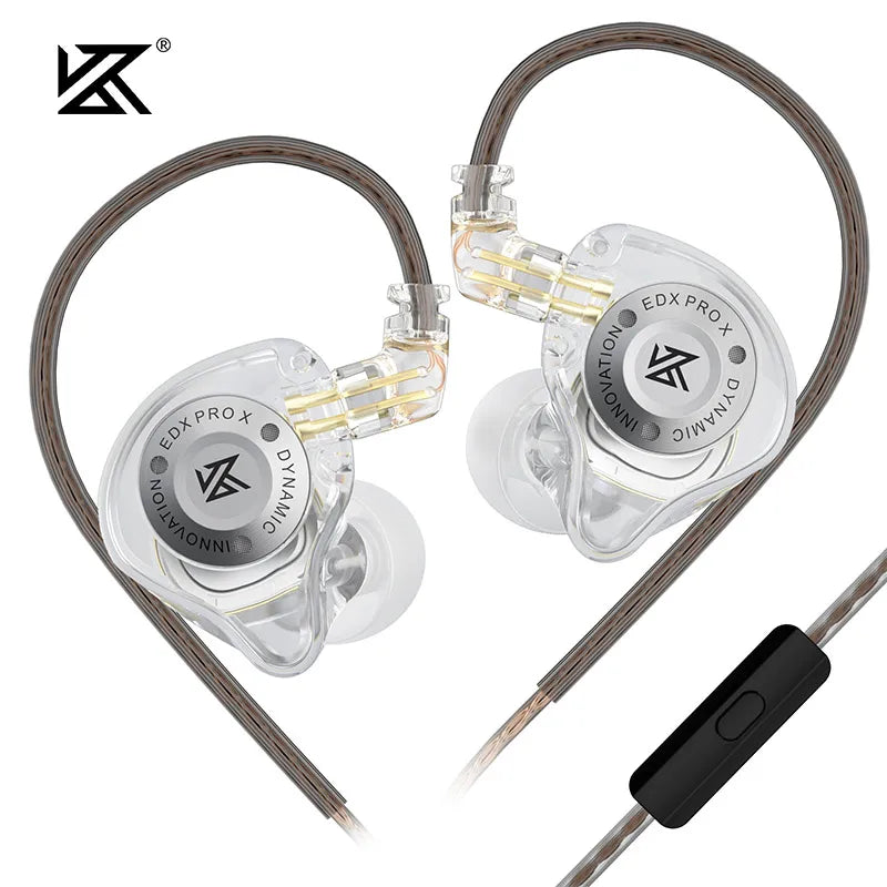 KZ EDX PRO X In Ear Dynamic Drive Earphone HIFI Bass Music Earbud Sport Noise Cancelling Headset ZSN ZST  ZS10 pro x  C12 CRA