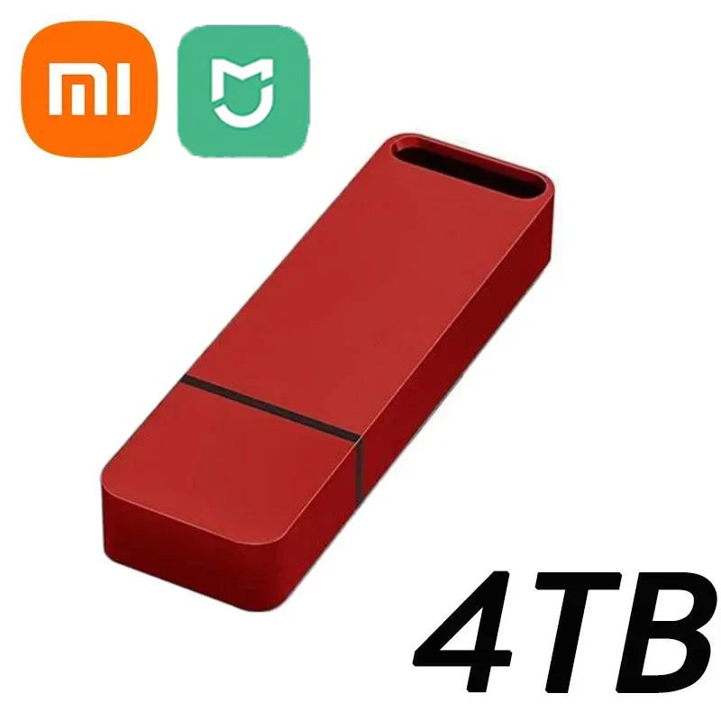 Xiaomi Mijia 16TB Flash Drive OTG USB3.2 Super High Speed Transfer Pen Drive Key 8TB Portable Mini Metal Memory Drive Waterproof