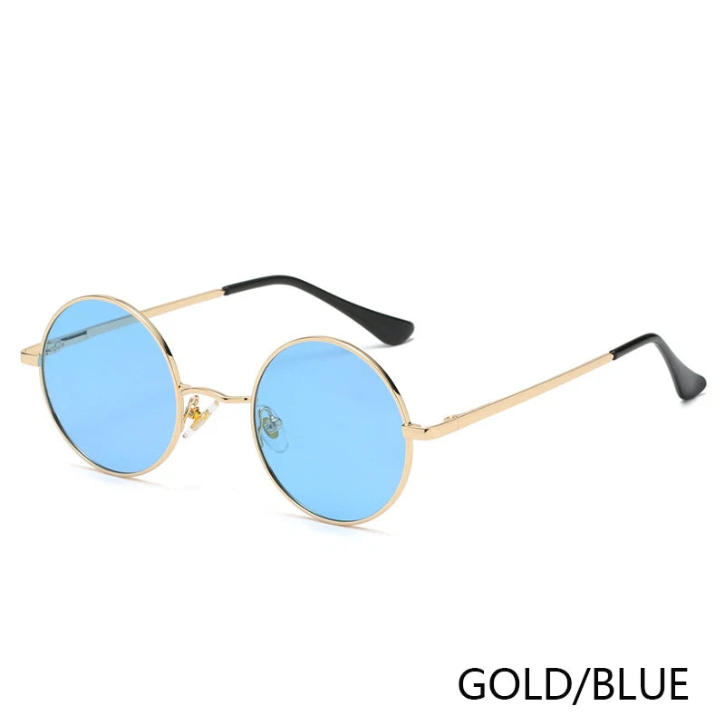 RUOBO Retro Polarized Round Metal Frame Sunglasses Eyewear For Men and Women Driving Fishing Brand Designer Sun Glasses UV400