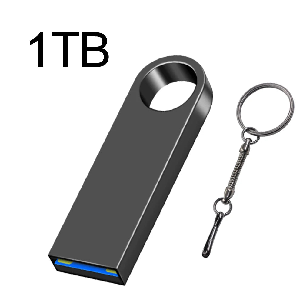 New 2025 Metal Pen Drive 2TB Cle Usb Flash Drives 1TB High Speed Pendrive 512TB 128GB Memoria Usb 3.0 For xiaomi mijia equipment