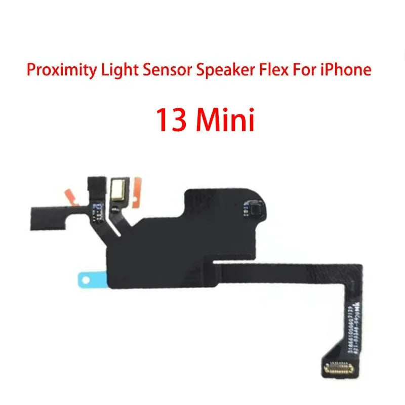 Original Earpiece Ear Speaker Earphone Front Light Sensor Flex Cable For iPhone 13 14 15 Plus Pro Max Mini