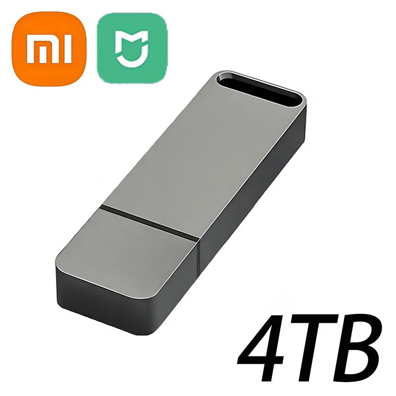 Xiaomi Mijia 16TB Flash Drive OTG USB3.2 High Speed Transfer Pen Drive Key 8TB 4TB Portable Metal Memory Drive Waterproof