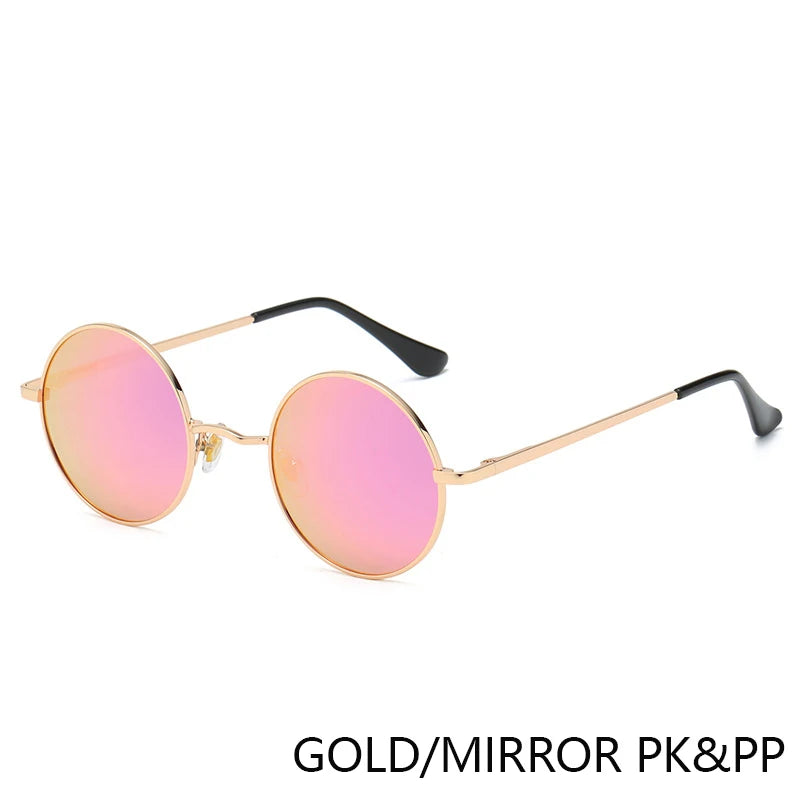 RUOBO Retro Polarized Round Metal Frame Sunglasses Eyewear For Men and Women Driving Fishing Brand Designer Sun Glasses UV400