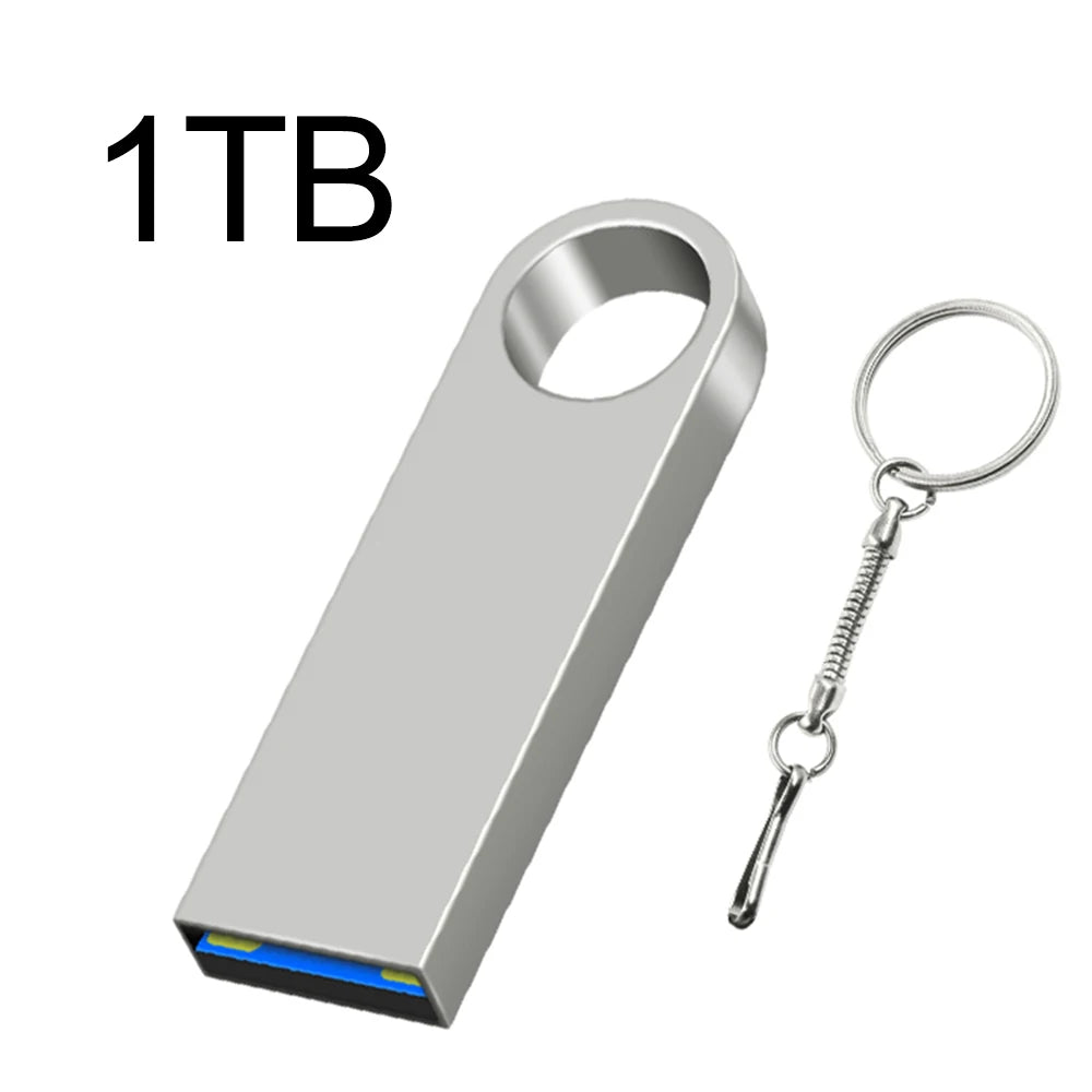 New 2025 Metal Pen Drive 2TB Cle Usb Flash Drives 1TB High Speed Pendrive 512TB 128GB Memoria Usb 3.0 For xiaomi mijia equipment