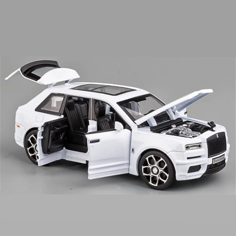 1:32 Rolls Royce Cullinan SUV Alloy Luxy Car Model Diecast Metal Toy Vehicles Car Model Sound and Light Simulation Children Gift