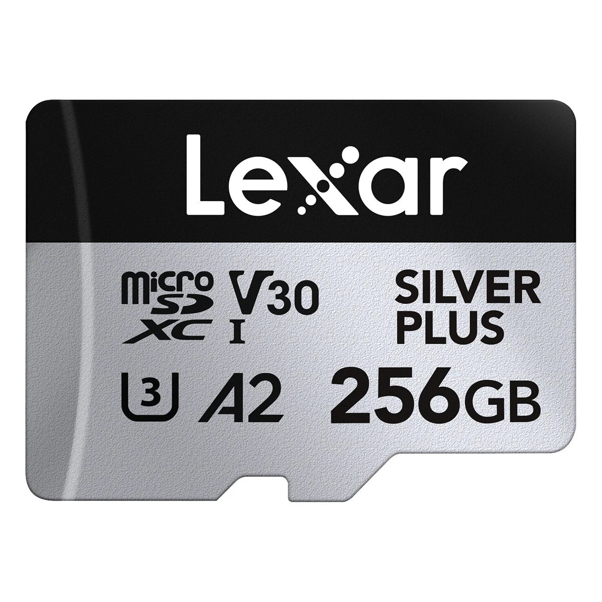 Original Lexar TF Card A2 U3 MicroSDXC 64GB 128GB 256GB Flash Memory Card Silver Plus 205MB/S Micro SD Card for Phone Tablet