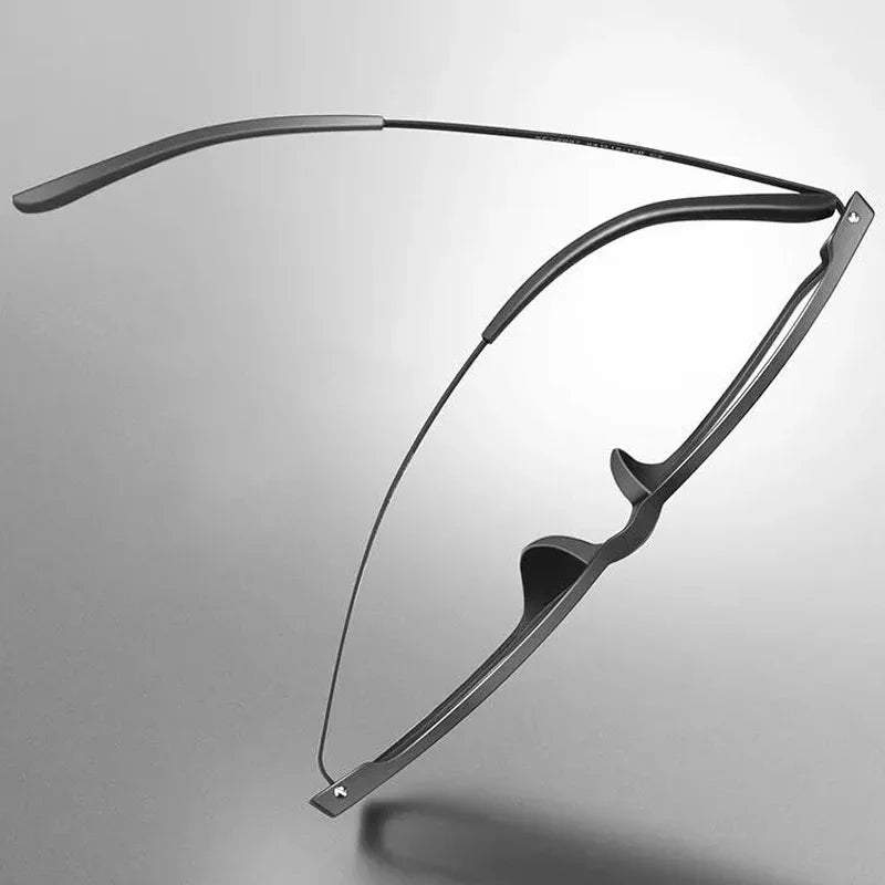 FG Ultralight Titanium Frame Reading Glasses for Men Anti Blue Light Women's Prescription Eyeglasses +1.0 To +4.0