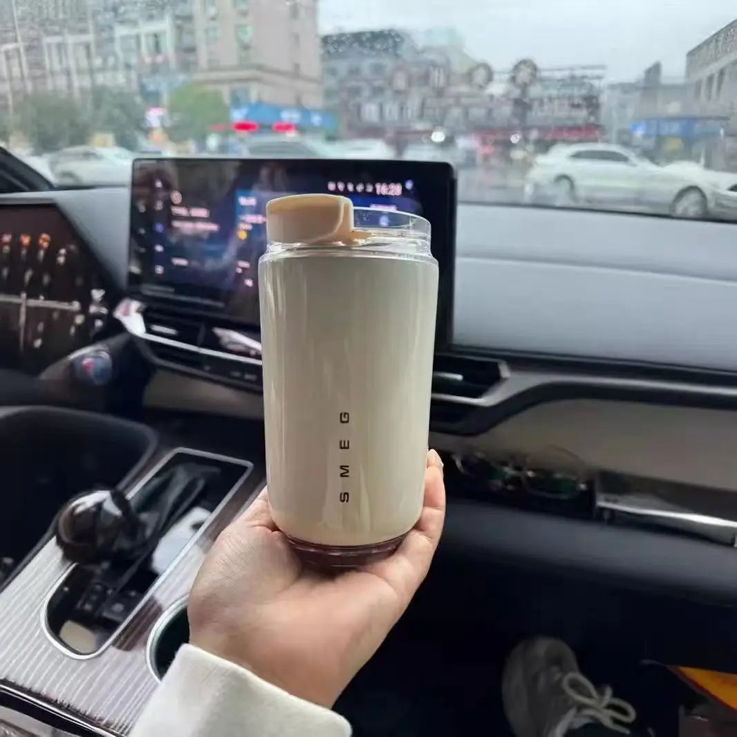 Hot Office Water Cup Thermos Cup Coffee Hot and Cold Stainless Steel Accompanying Cup Car Coffee Cup for Men and Women