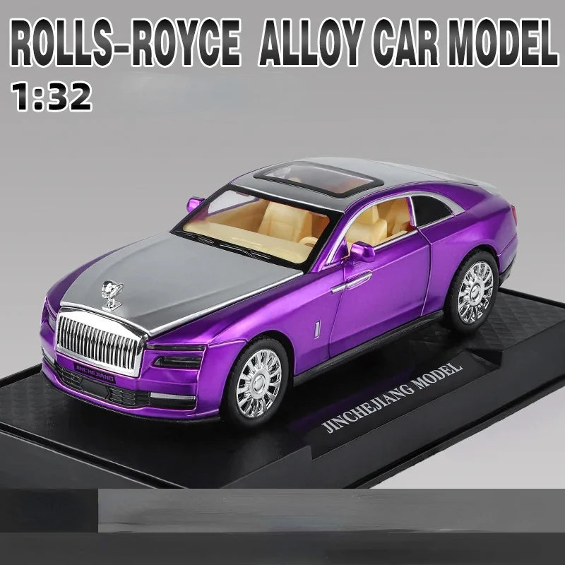 1:32 Rolls Royce SPECTRE Alloy Models Cars Toys Simulation Metal Diecasts Sound Light Toy car Gifts For Kids Collection ﻿A848