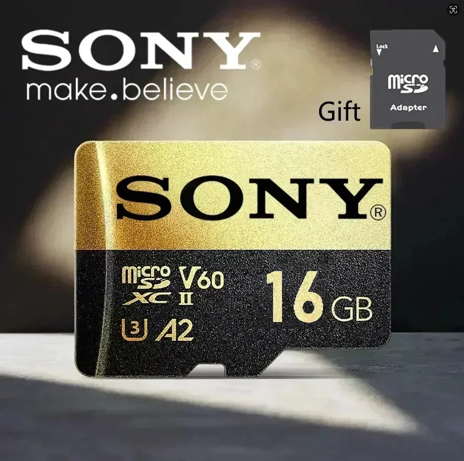 1TB SONY Micro SD Card High Speed Memory Card 128GB 256GB 32GB 64GB MicroSD U3 A2 TF Flash Card for Xiaomi Phone Camera table PC