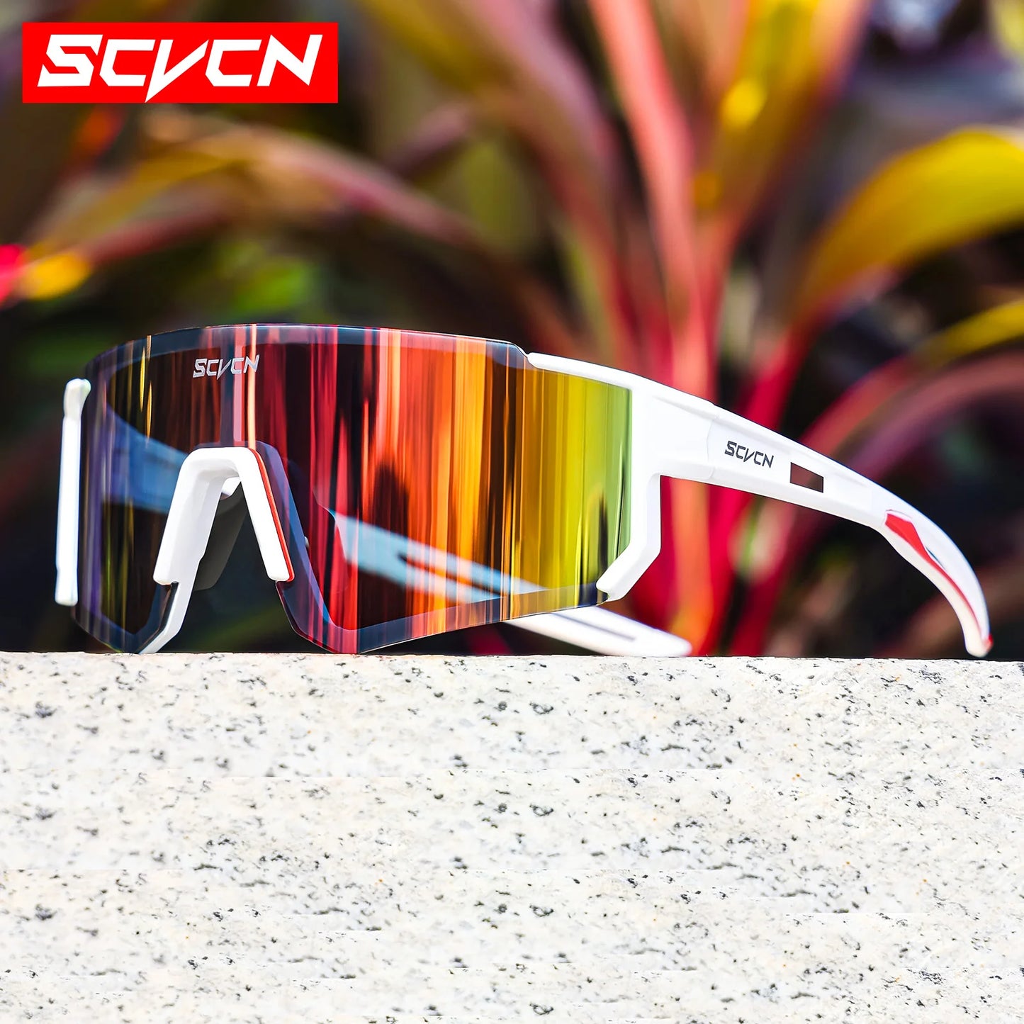 SCVCN Cycling Glasses Outdoor Sports Bicycle Sunglasses UV400 Men MTB Cycling Glasses Women Road Bike Sunglasses