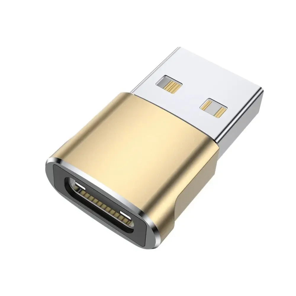 USB 2.0 Type C USB Male Adapter Black Aluminium USB-C Male OTG Converter Mini Metallic colours for Type-C Port