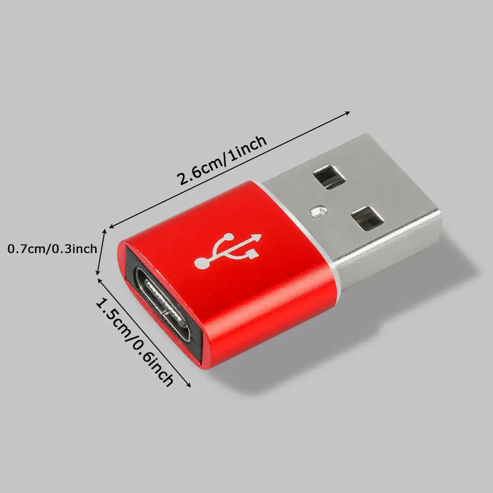 Mini Mobile Metal Type C to USB 3.0 Connector Converter Cable Adapter