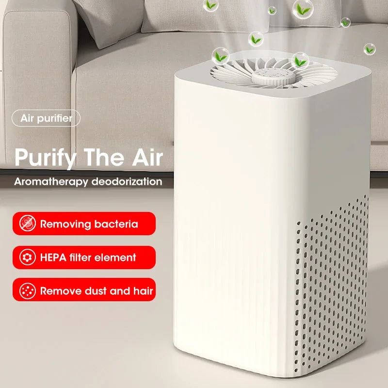 Air Purifier for Sterilization Deodorization Disinfection Toilet Odor Eliminators Portable Electronic Intelligent HEPA Purifier