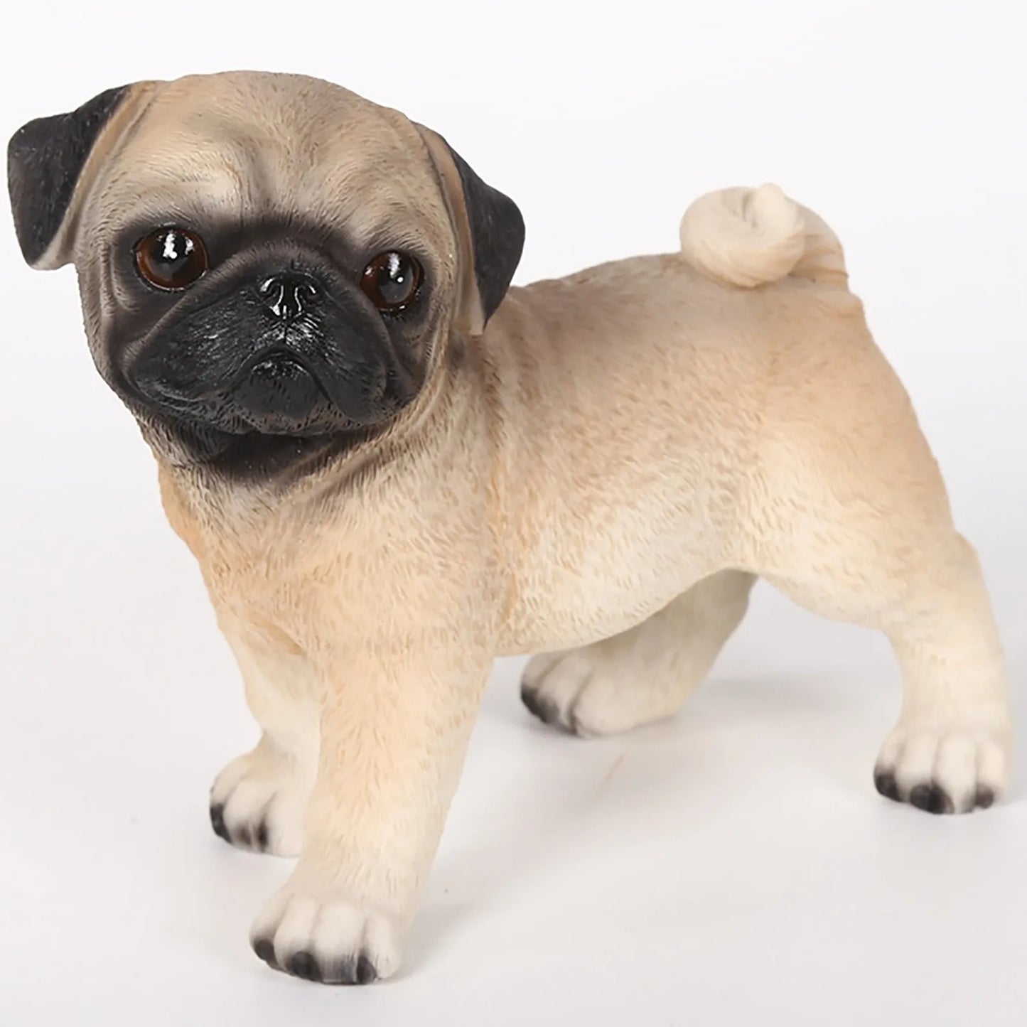 Pug Dog Statue Decoration Ornaments,Birthday Gifts Resin Craft Jewelry