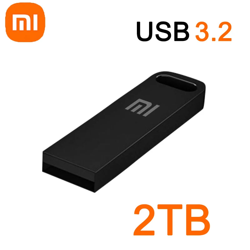 Xiaomi 2TB Flash Drive USB 3.2 Super High Speed Transfer Metal Mini U Disk Pen Drive Type C Memory Waterproof Disk SSD U Drive