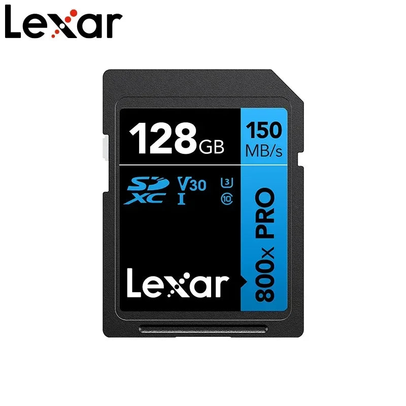 Lexar SD Card Class 10 V10 V30 V60 V90 U3 UHS-II 32GB 64GB 128GB 256GB 512GB SDHC SDXC High Speed 4K 8K Memory Card for Camera