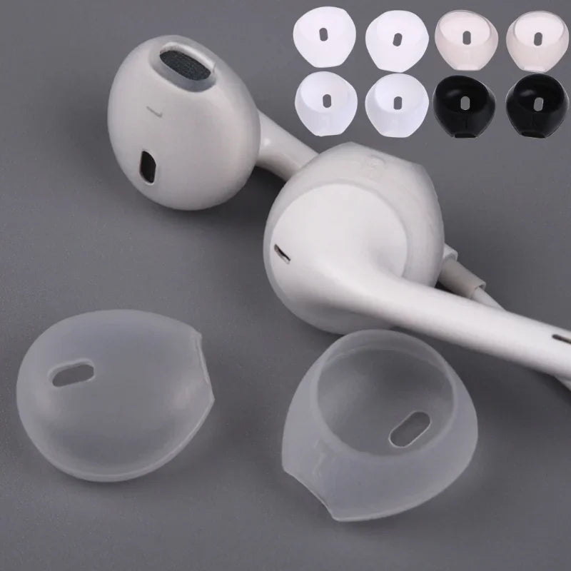 1/2/5Pairs Anti Slip Silicone Earbuds Cover Universal Wired Wireless Headphone Anti-lost Protector Ear Cap For Airpods Eartip