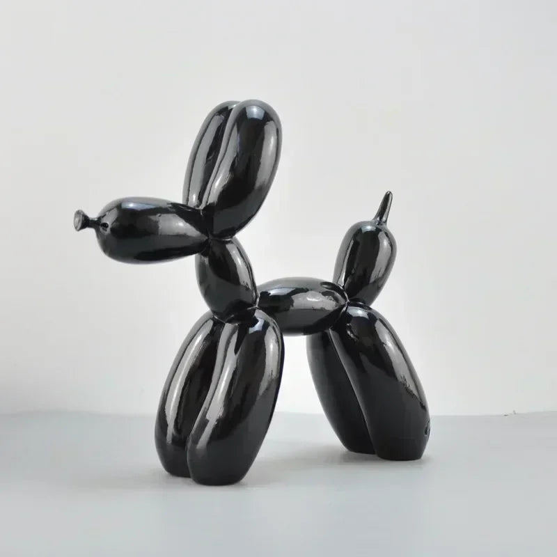 Resin Balloon Dog Sculpture Home Decor Table Decoration and Accessories Office Nordic Animal Decorative Sculptures and Figurines