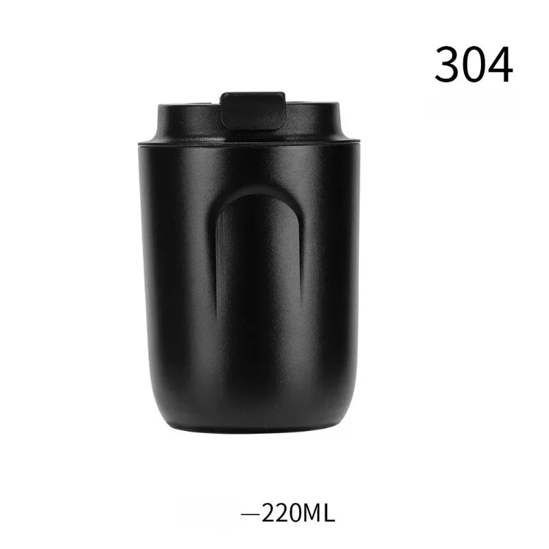 220ml Thermos Bottle Coffee Mug Stainless Steel Cup Thermal Leakproof Vacuum Flasks Double Wall Tumbler Insulated Water Bottle