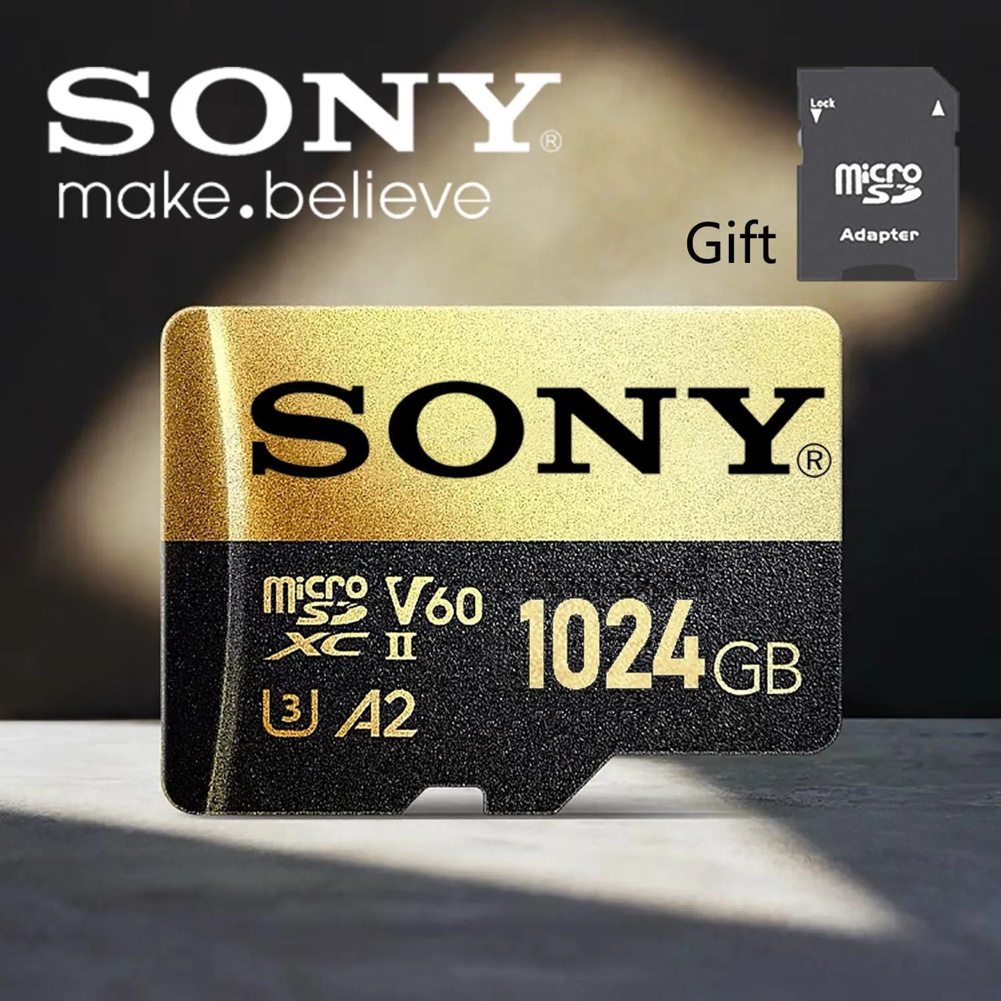 SONY Micro TF SD Card Extreme SD Memory Card 256GB 128GB 512GB Micro 1TB SD C10 TF Flash Card for Xiaomi Phone Camera table PC