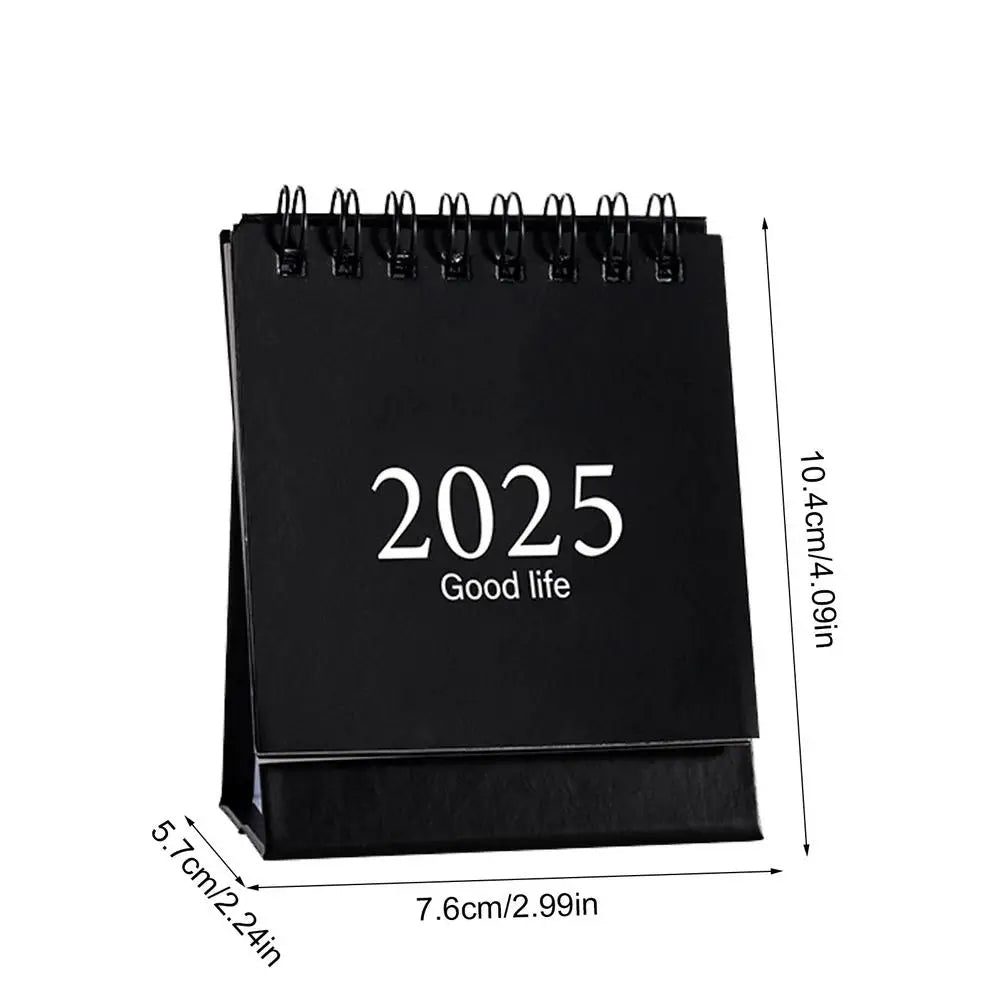 2025 Mini simple small desk calendar Desktop Calendar pocket portable calendar desktop decoration Home Office School Supplies