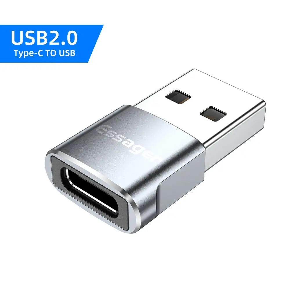 Essager OTG Adapter Type C USB 3.0 Type C USB C Male To USB Female Converter For Macbook Xiaomi Samsung S20 USBC OTG Connector