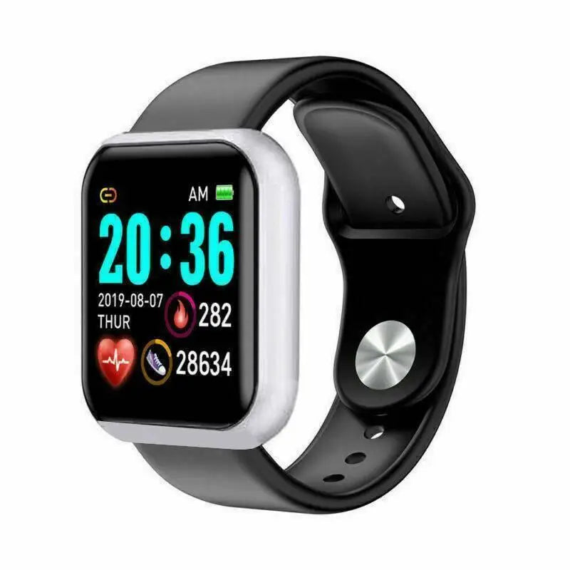 D20 y68 Smart Watches Electronic Sports Smartwatch Fitness Tracker For Android Smartphone IP67 Waterproof Watch