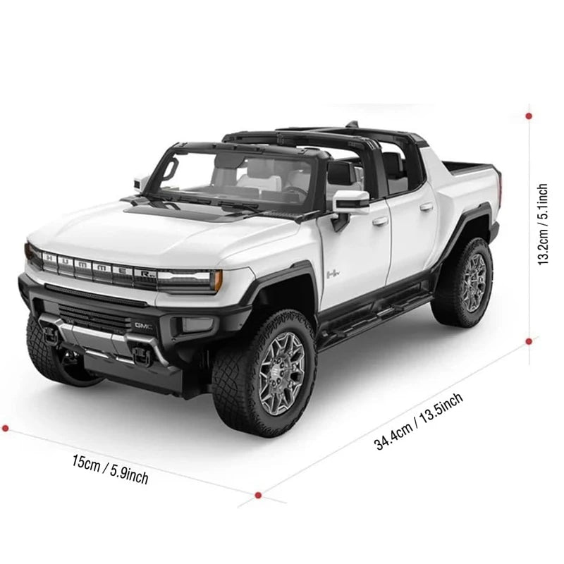 1:16 Hummer EV RC Car 1/16 RC Raingcar for Hummer EV alloy remote control car, equipped with 4.8 V 600 Mah collectible adult car