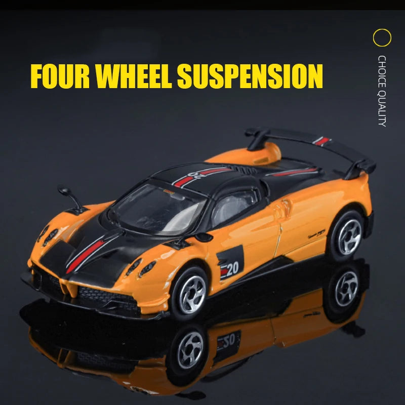 KMM 1:64 Scale Pageni Huayra BC Racing Sports Car Alloy Diecast Exquisite Miniature Model Kid Gift Merry Christmas Collect Decor