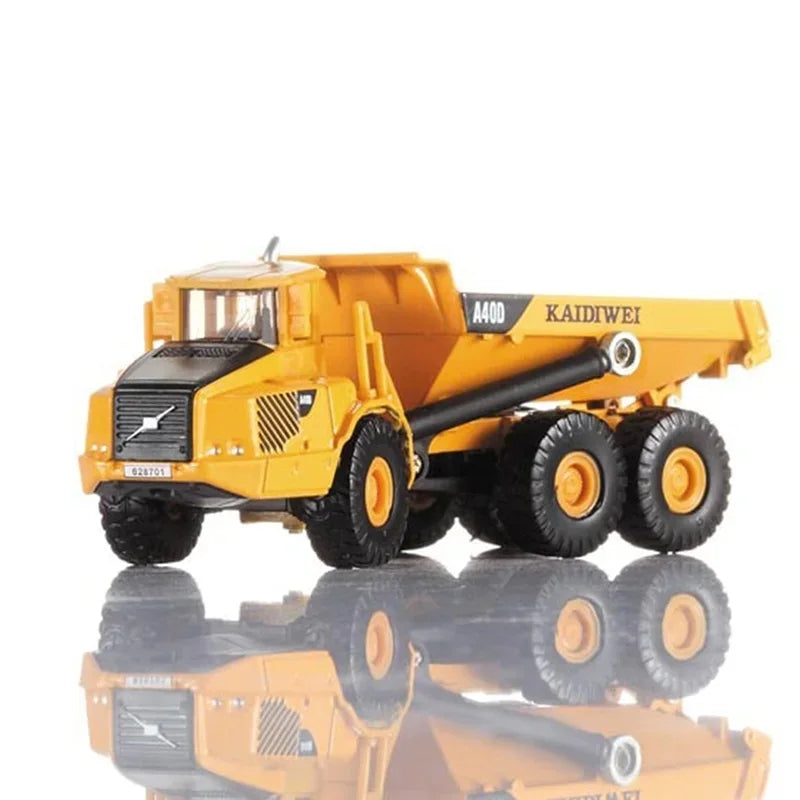 Engineering Articulated Truck Dumper A40D Simulation Exquisite Diecasts & Toy Vehicles 1:87 Alloy Car Model Gifts For Children