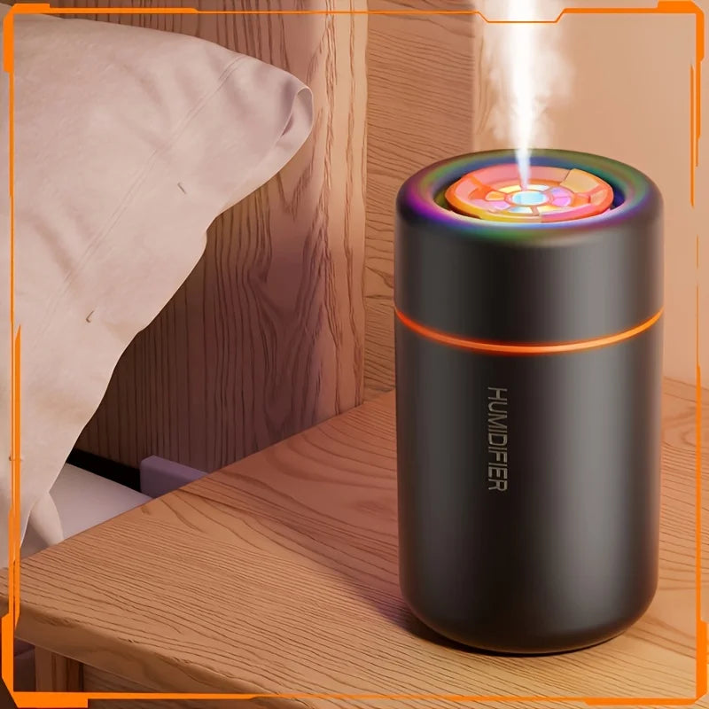 Mini USB Air Humidifier Electric Aroma Essential Oil Diffuser Purifier Aromatherapy Mist Maker Color Lights for Car Home Bedroom