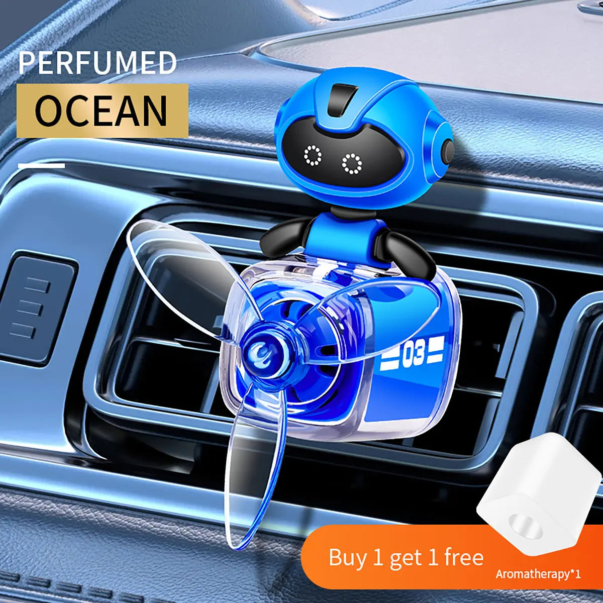 Music Man Car Air Outlet Aromatherapy Solid aroma vent Fragrance Diffuser Accessories car air fresheners decorations Ocean