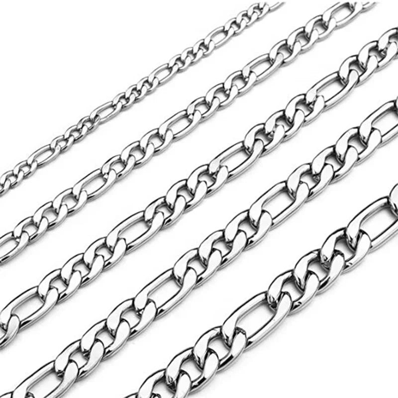 Men's 925 Sterling Silver 2MM/4MM/6MM/8MM/12MM Chain Necklace 16-30 Inch for Man Women Fashion Jewelry High End Necklace