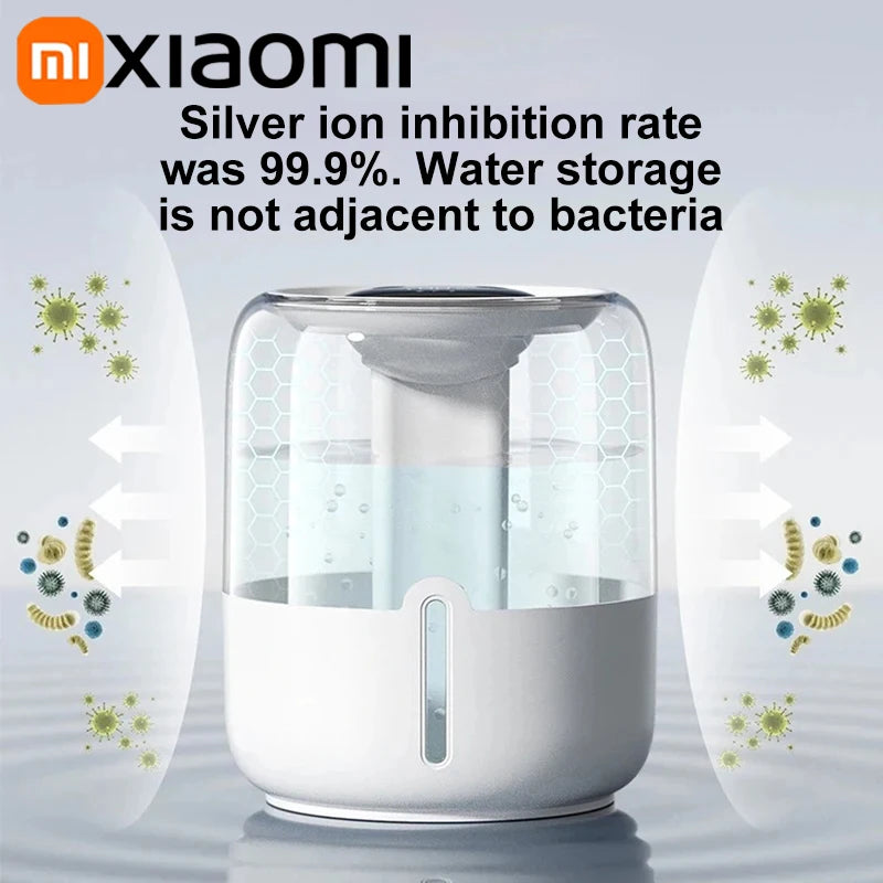 Xiaomi 6.8L Large Capacity Double Spray Quiet Humidifier USB For Home Bedroom Office With LED Night Light Essential Oil Diffuser