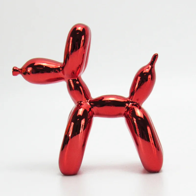 Nordic Electroplated Balloon Dog Ornaments Home Living Room TV Cabinet Creative Decoration Resin Crafts