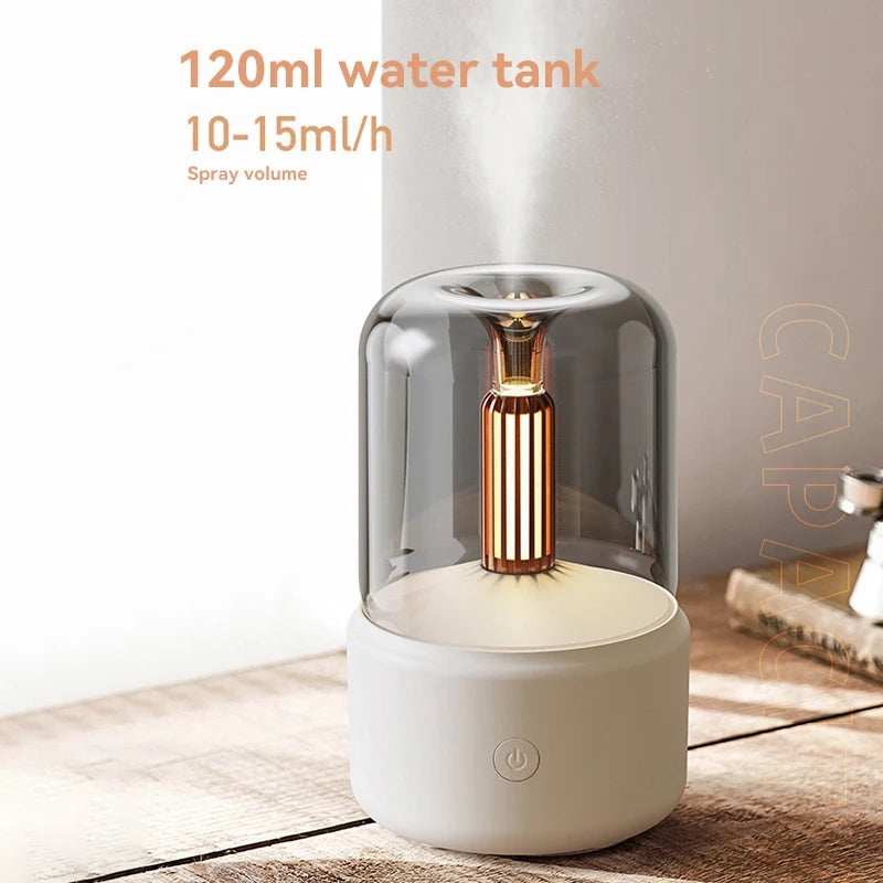 Xiaomi Aroma Diffuser Home Portable USB Plug Air Humidifier Essential Oil Night Light Candlelight Sprayer for Gift Bedroom