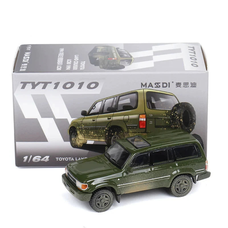 1/64 Toyota Land Cruiser LC80 LC300 Alloy Car Model Diecast Metal Toy Mini Car Vehicle Model Simulation Children Gift Decoration