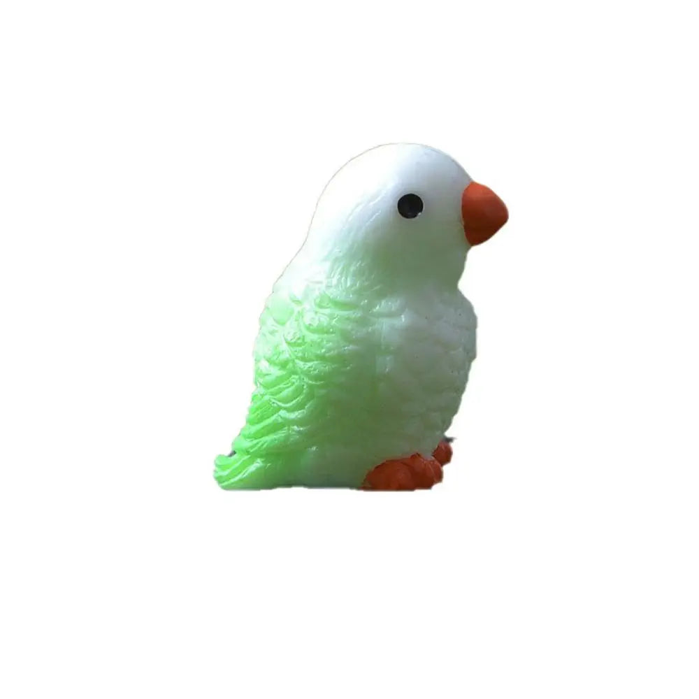 Cartoon Cute Mini Parrot Micro Landscape Gardening Potted Plant Ornaments Colorful Little Parrot DIY Gadgets