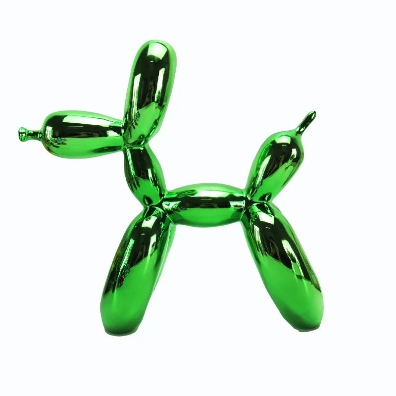 Nordic Electroplated Balloon Dog Ornaments Home Living Room TV Cabinet Creative Decoration Resin Crafts