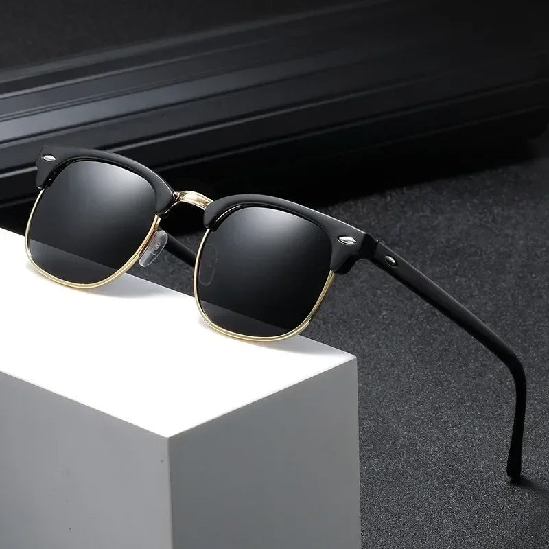 New Classic UV400 Protection Summer Sunglasses for Men Oval Frame Driving Eyewear for Women