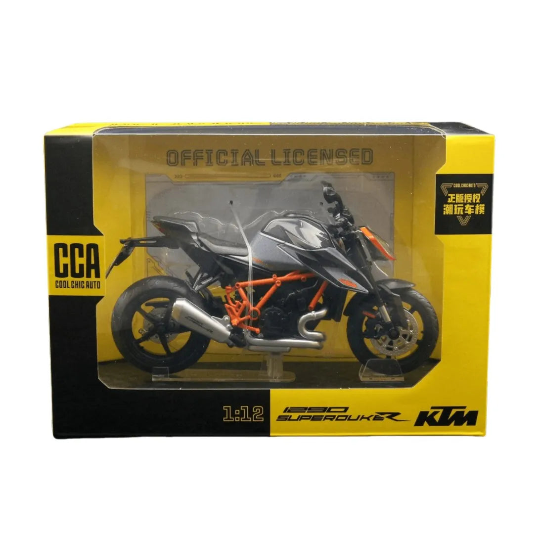 1/12 KTM 1290 Super Duke R 2022 Toy Motorcycle CCA Diecast Model 1:12 Sport Racing Miniature Collection Gift For Kid Children